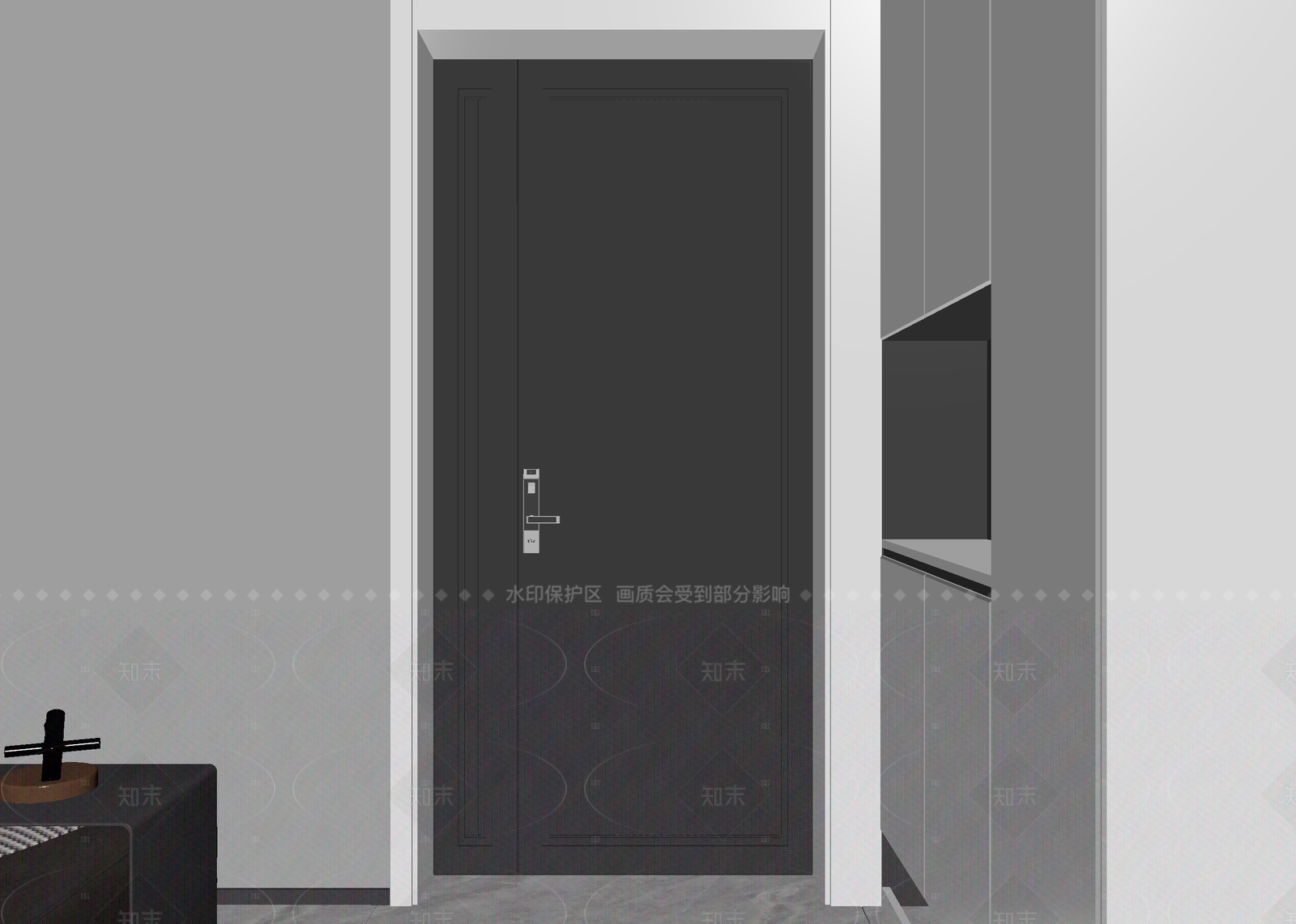 现代玄关3D模型下载【ID:1214968253】
