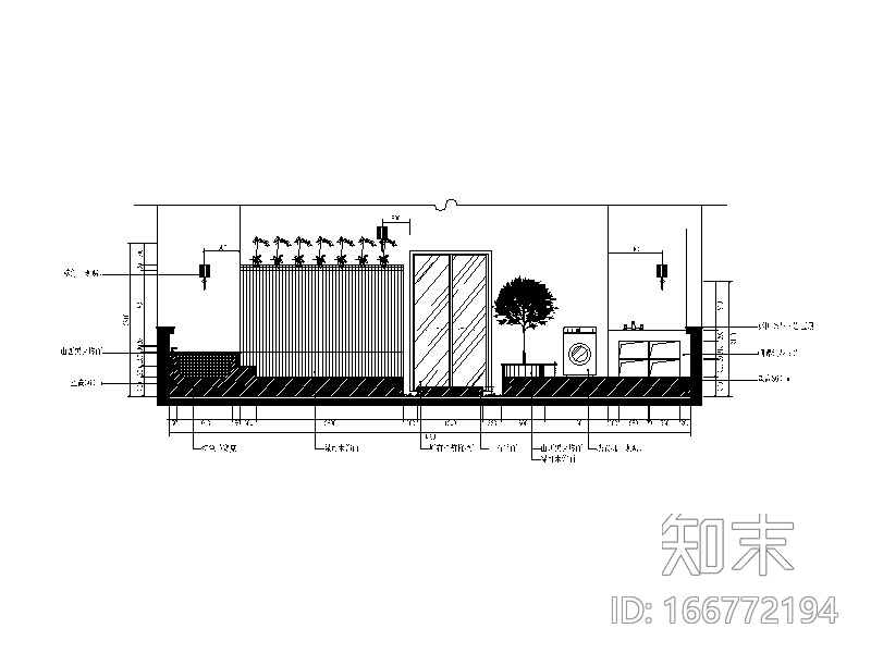 完整的现代风格复式楼设计CAD施工图（含效果图）cad施工图下载【ID:166772194】