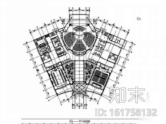 [苏州]现代风格党政机关社区服务及物业管理办公室室内设...cad施工图下载【ID:161758132】