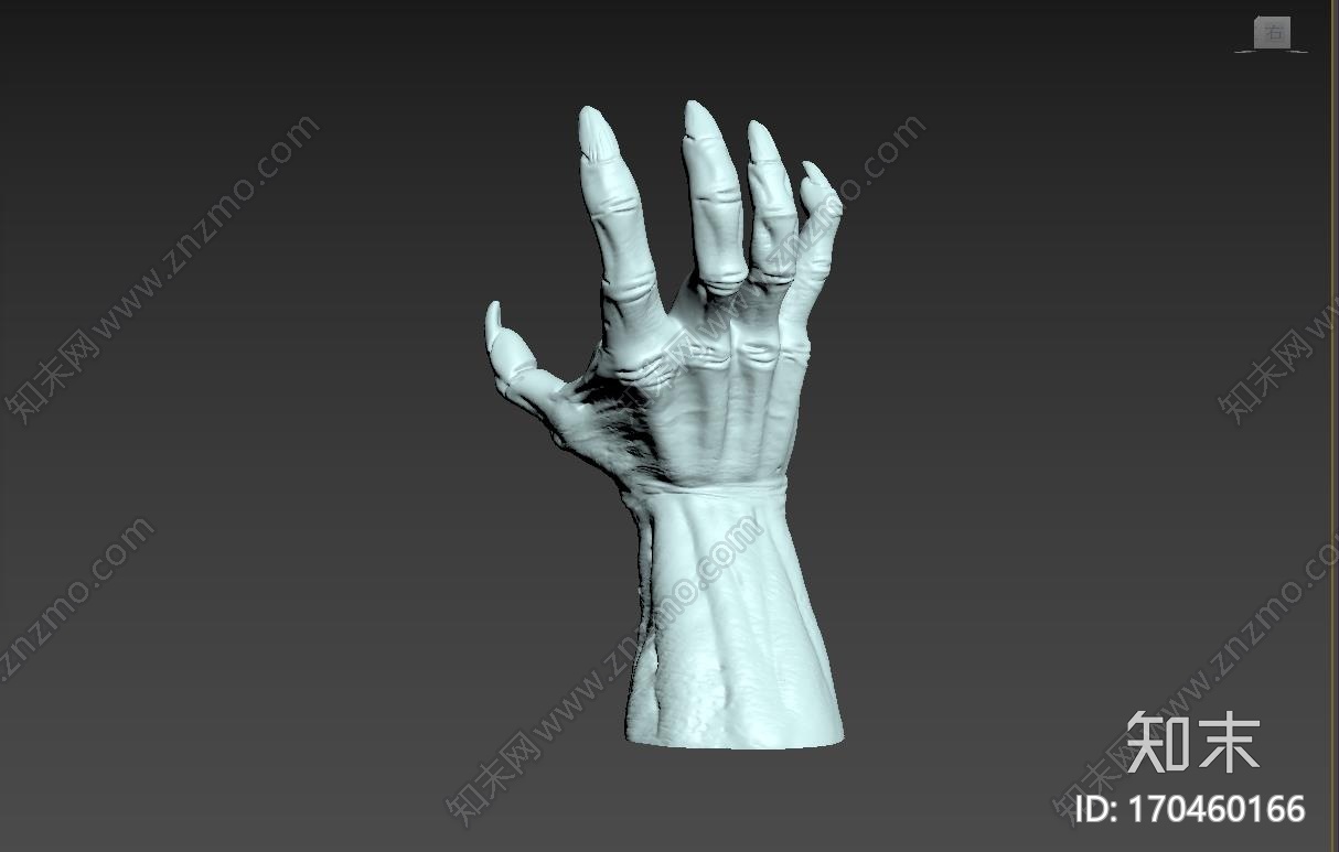 魔人的手3d打印模型下载【ID:170460166】