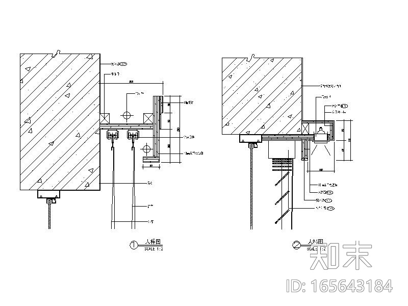 百叶窗帘施工图下载【ID:165643184】