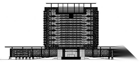 连云港市某二十一层行政中心幕墙建筑施工图施工图下载【ID:151432133】