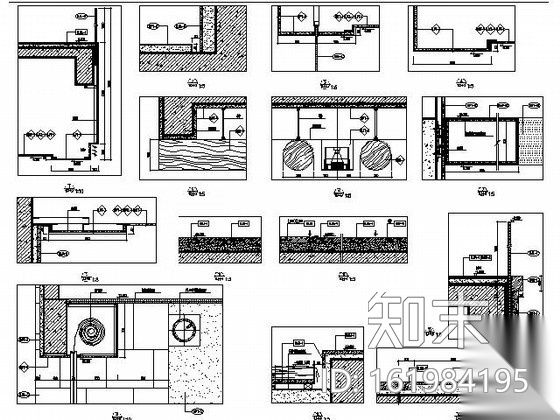 [广州]五星酒店首层大堂施工图（含实景）cad施工图下载【ID:161984195】