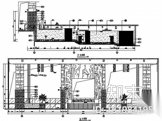 [广州]五星酒店首层大堂施工图（含实景）cad施工图下载【ID:161984195】