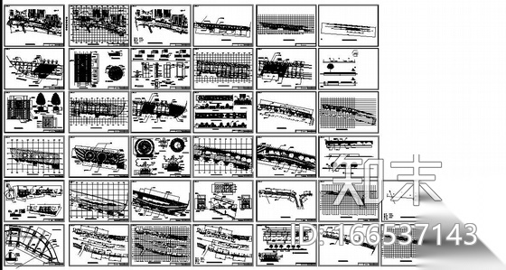 重庆景观大道完整施工图cad施工图下载【ID:166537143】