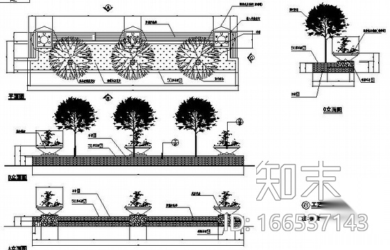 重庆景观大道完整施工图cad施工图下载【ID:166537143】