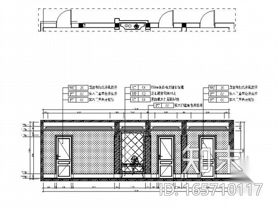 [杭州]大户型传统欧式低调奢华别墅室内施工图（含效果...施工图下载【ID:165710117】