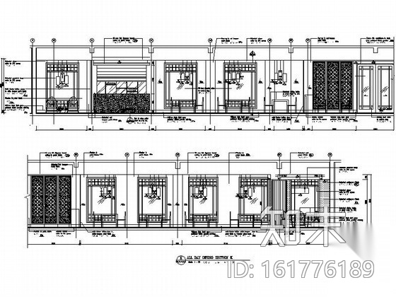 [杭州]某知名酒店全日制餐厅室内装修图施工图下载【ID:161776189】