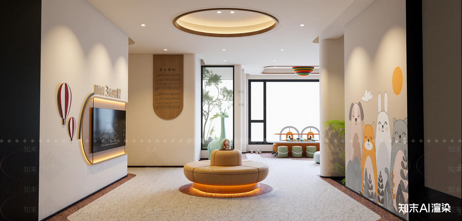 现代售楼处SU模型下载【ID:1215943809】