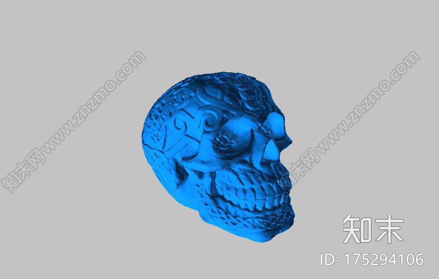 凯尔特人头骨3d打印模型下载【ID:175294106】