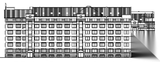 多层住宅建施cad施工图下载【ID:149857102】