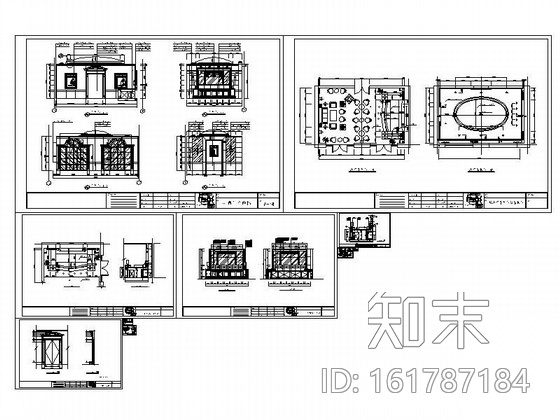 某宾馆小酒吧装修图施工图下载【ID:161787184】