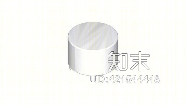 高塔圆形软垫脚凳SU模型下载【ID:421544448】