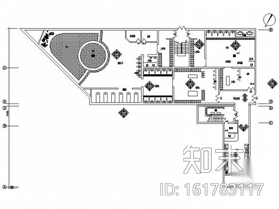 [内蒙]高级现代酒店洗浴中心室内装修施工图(含效果)施工图下载【ID:161783117】