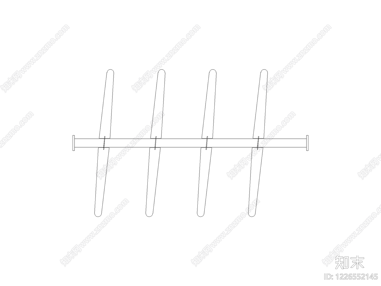 屏风隔断CAD图纸