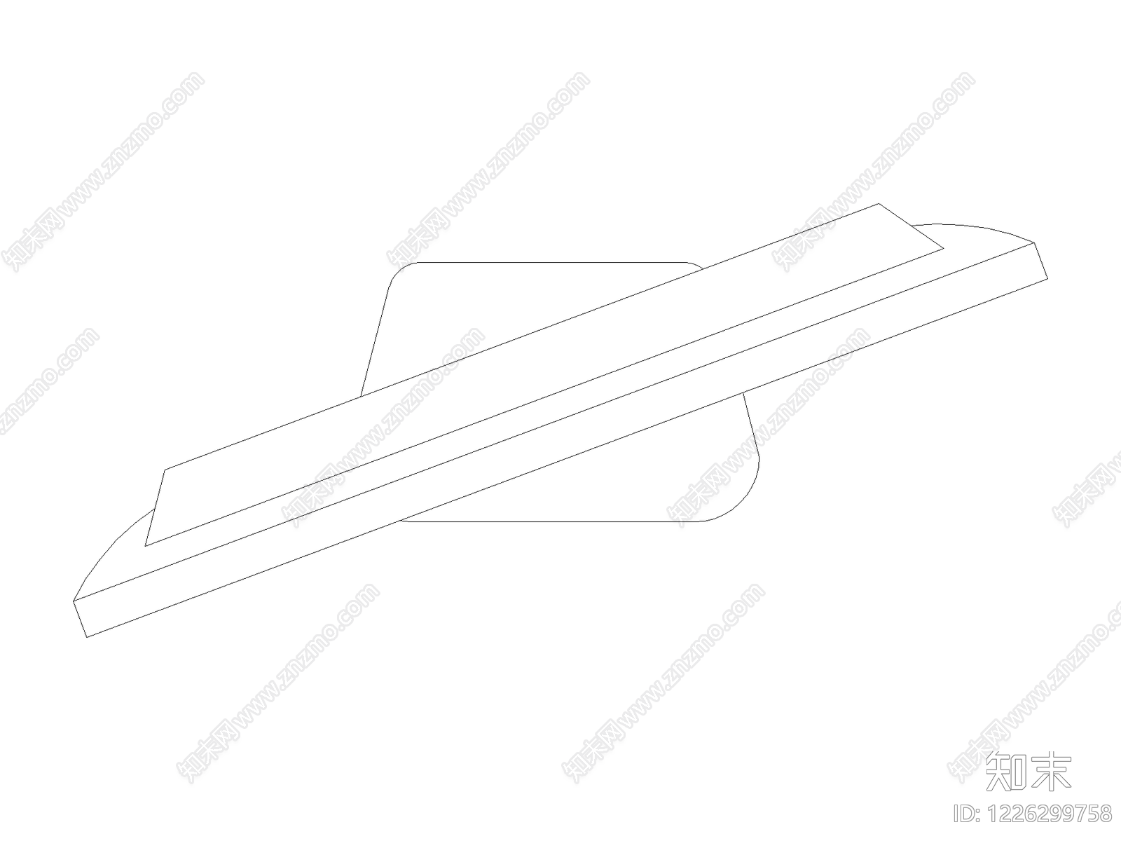 现代装饰线条CAD图纸
