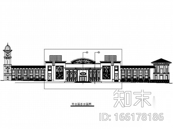 [江西]宜春某国际娱乐会所成套装修图cad施工图下载【ID:166178186】