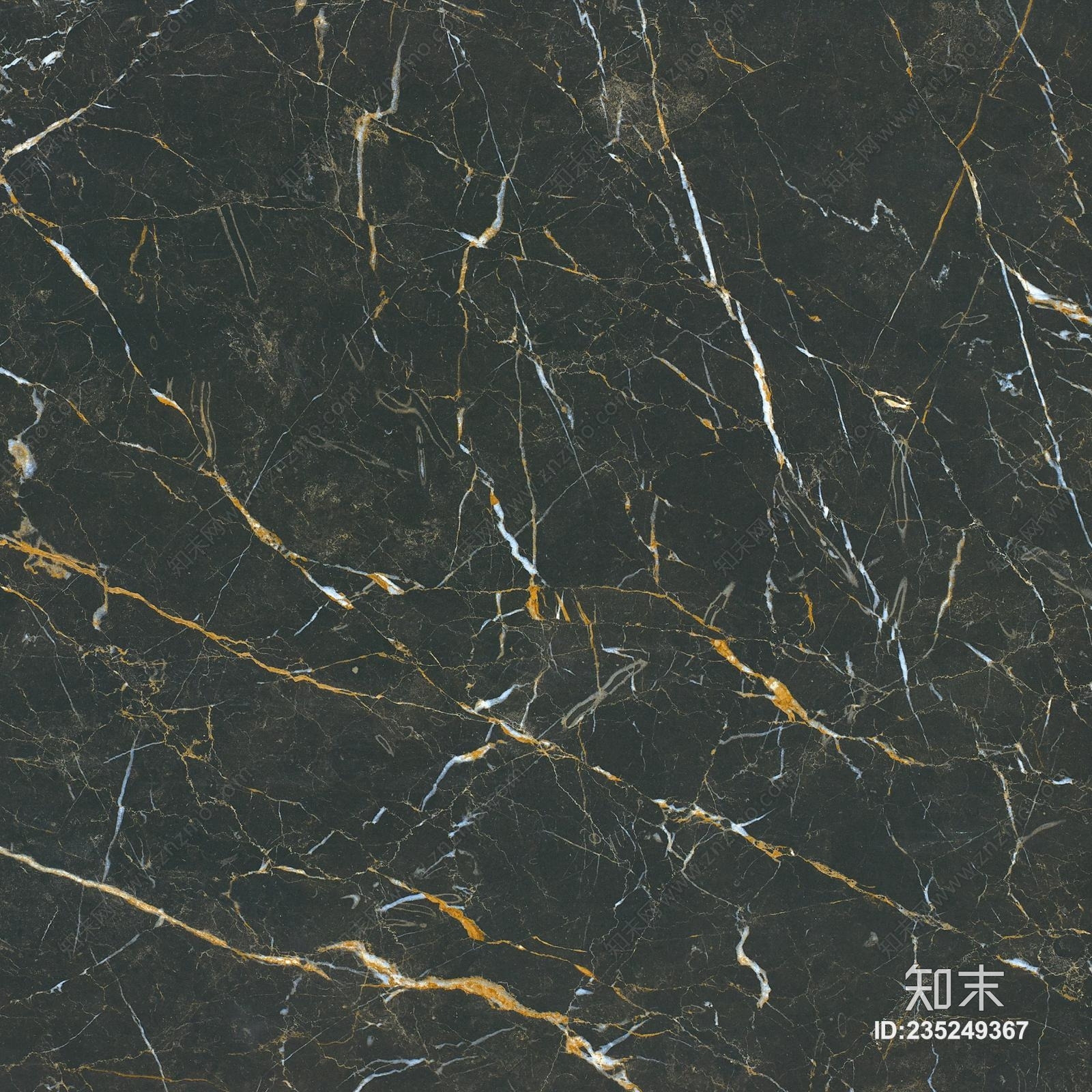 黑金花瓷砖素材贴图下载【ID:235249367】