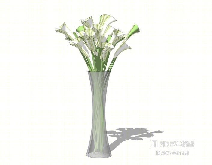 花瓶插花摆件SU模型下载【ID:96709148】