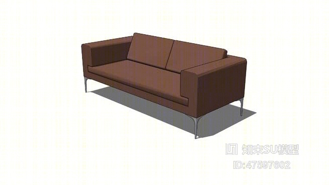 双人沙发SU模型下载【ID:319303889】