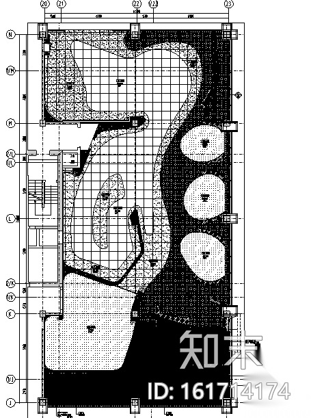 金融中心售楼空间设计施工图（附效果图+报价表）cad施工图下载【ID:161714174】