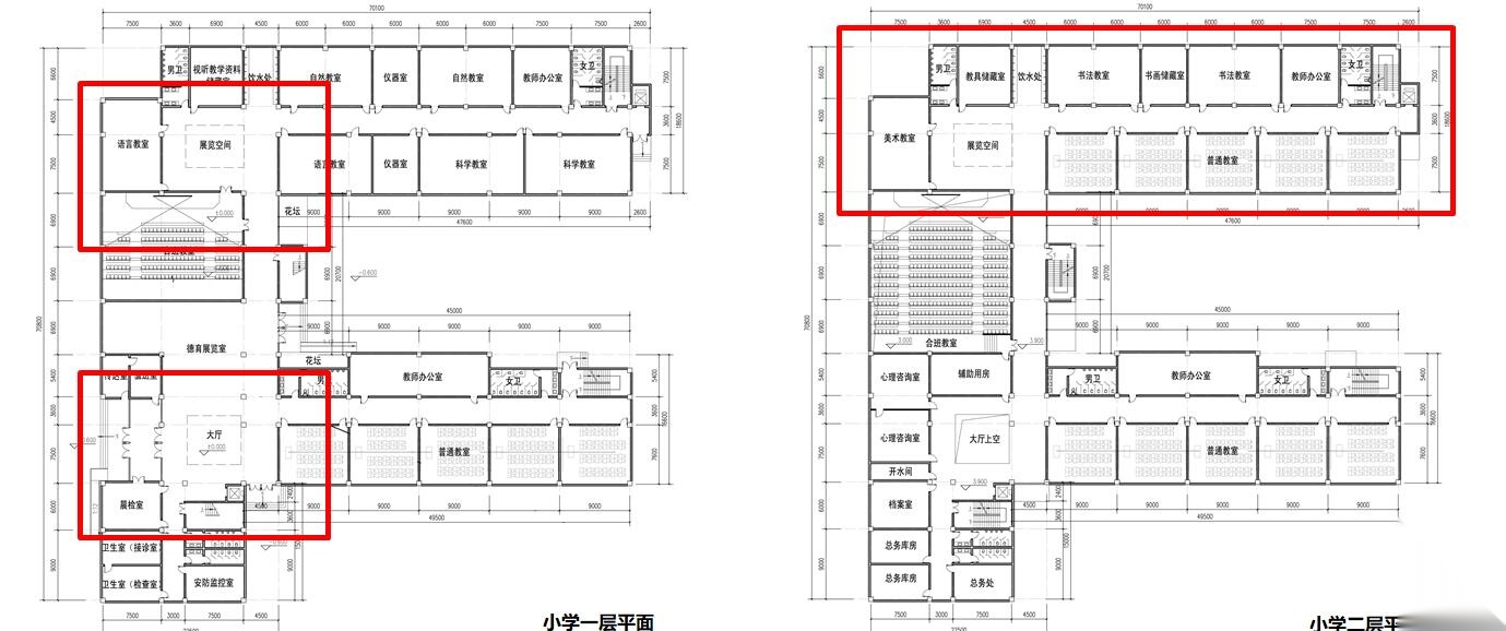 [辽宁]钻石湾中小学方案概念设计阶段文本cad施工图下载【ID:166316123】