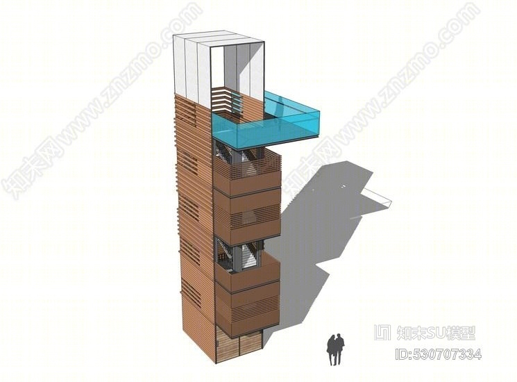 观景台SU模型下载【ID:530707334】