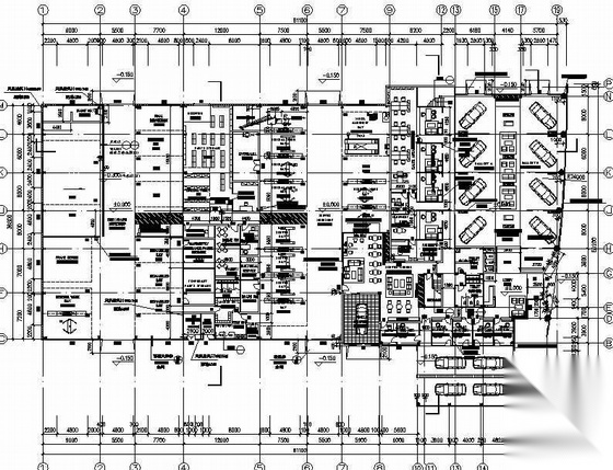 [深圳]某汽车展厅建筑结构施工图施工图下载【ID:165142173】