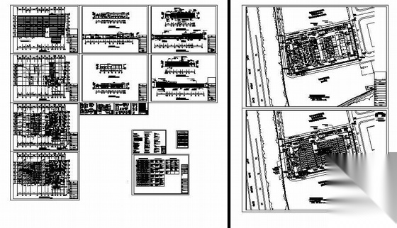 [深圳]某汽车展厅建筑结构施工图施工图下载【ID:165142173】