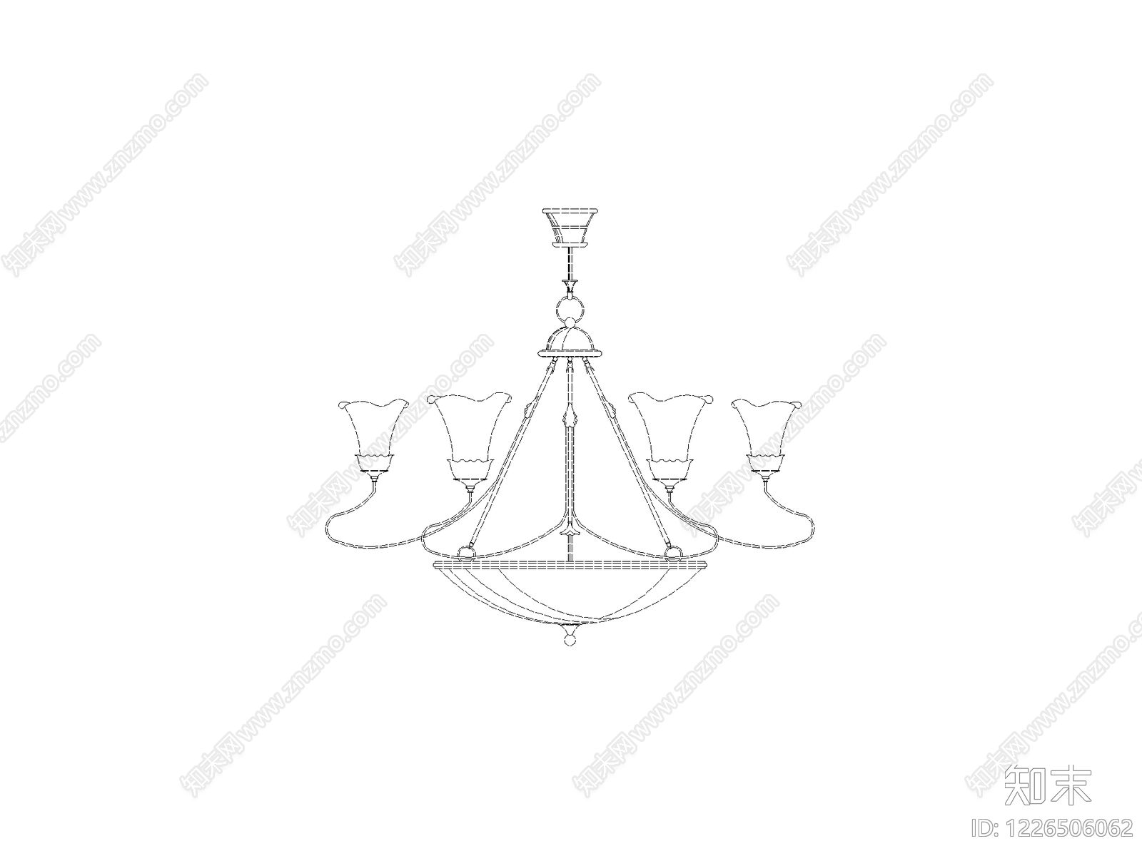 灯具图块cad施工图下载【ID:1226506062】