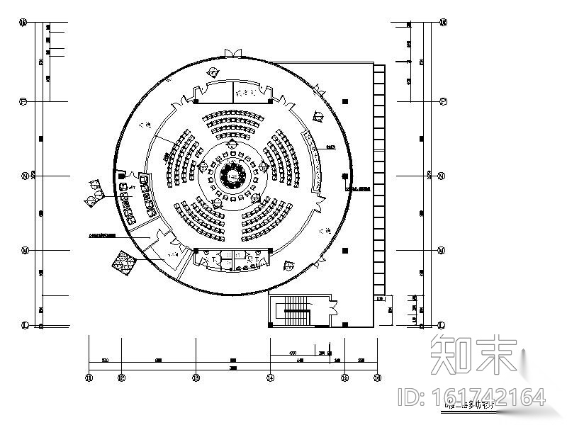 某多功能厅装修竣工图施工图下载【ID:161742164】