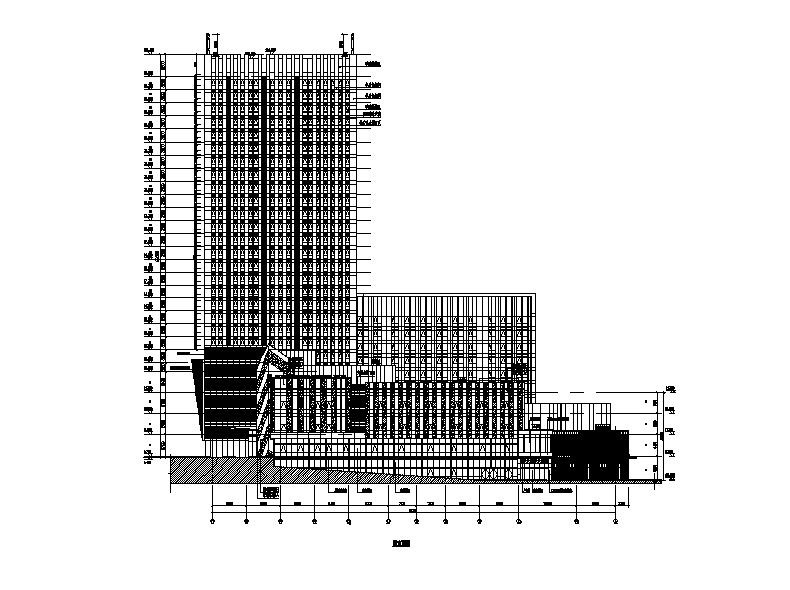 [福建]高层现代穿插式商业综合体建筑设计方案文本（含效...cad施工图下载【ID:151484127】