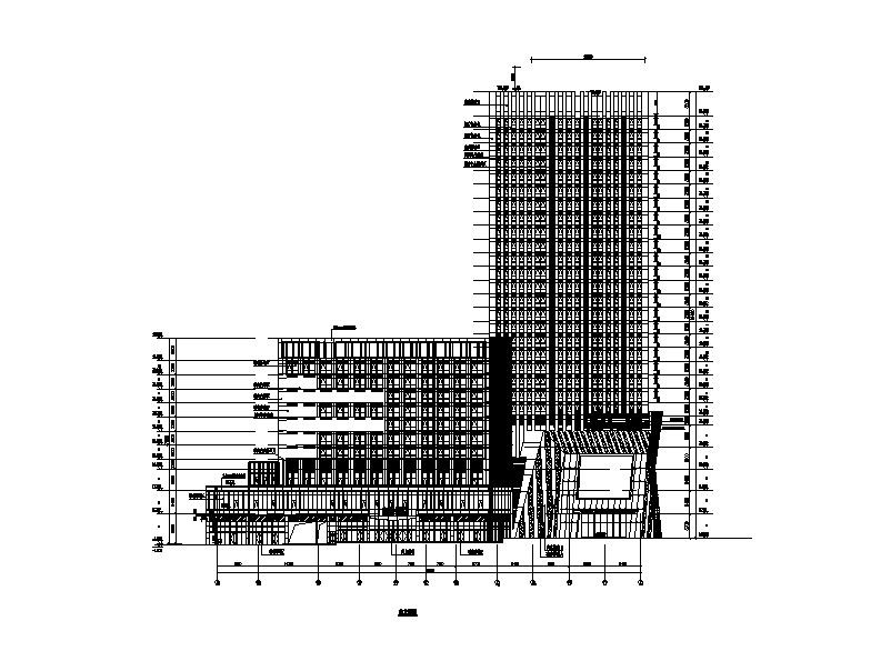 [福建]高层现代穿插式商业综合体建筑设计方案文本（含效...cad施工图下载【ID:151484127】