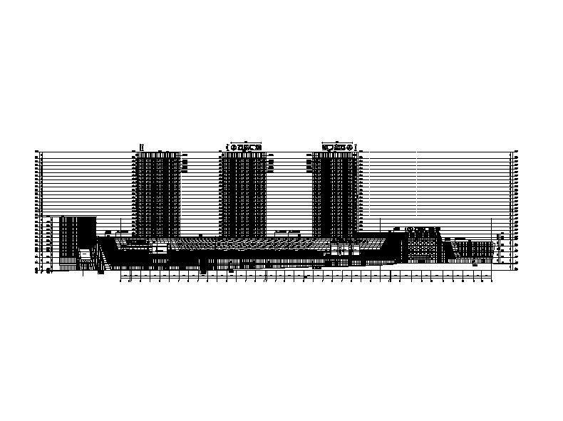 [福建]高层现代穿插式商业综合体建筑设计方案文本（含效...cad施工图下载【ID:151484127】