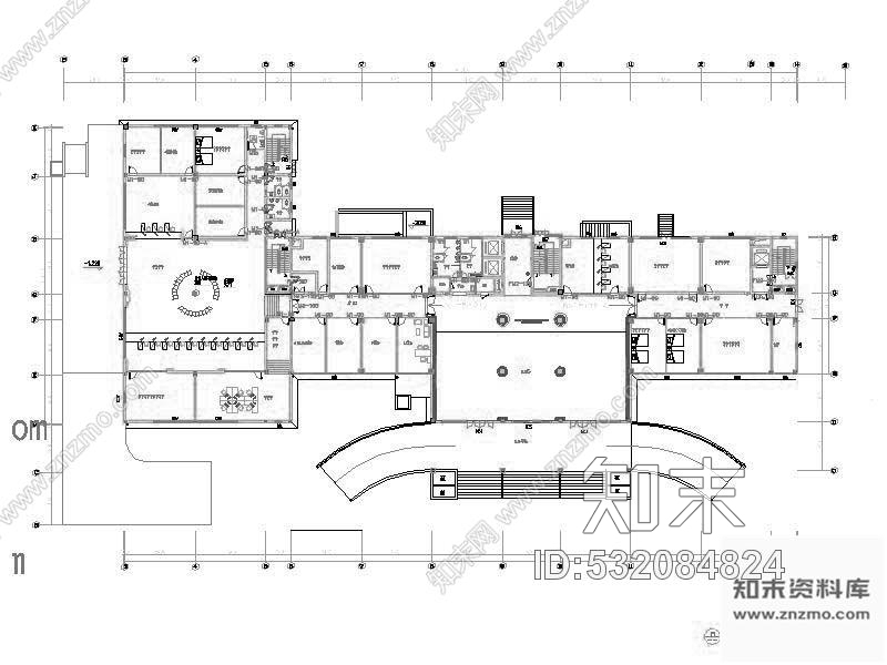 施工图某市公安局办公楼装修图含效果施工图下载【ID:532084824】