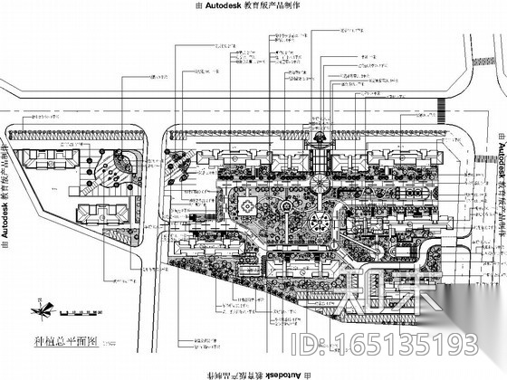 [浙江]都市春天居住区园林景观设计施工图施工图下载【ID:165135193】