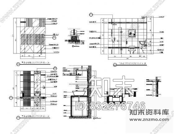 图块/节点酒店卫生间详图cad施工图下载【ID:832278746】