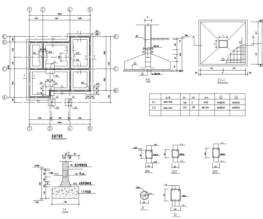 砖混结构3层新农村独栋别墅自建房建筑施工图下载【ID:149891138】