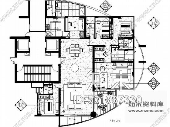 施工图某高级私人单层别墅室内装修图含实景施工图下载【ID:531987330】