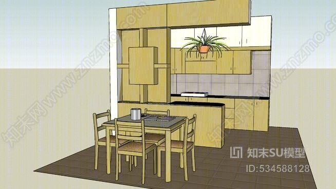 厨房用具SU模型下载【ID:534588128】