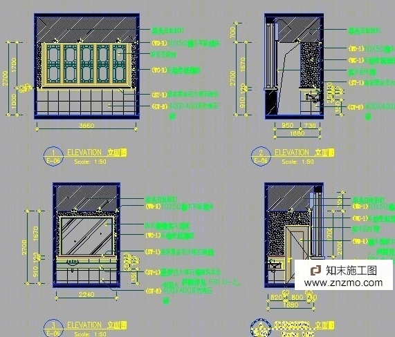 中式餐厅包厢施工图施工图下载【ID:66948577】