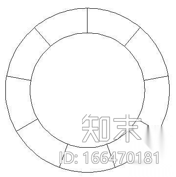 圆形树池详图cad施工图下载【ID:166470181】