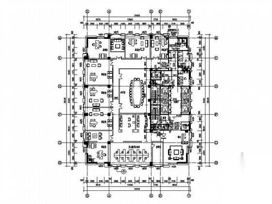 [江苏]25层现代风格行政办公楼单体建筑施工图（知名设计...施工图下载【ID:165746139】