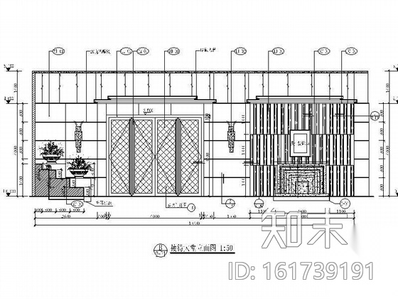 [成都]简欧风格售楼中心施工图cad施工图下载【ID:161739191】