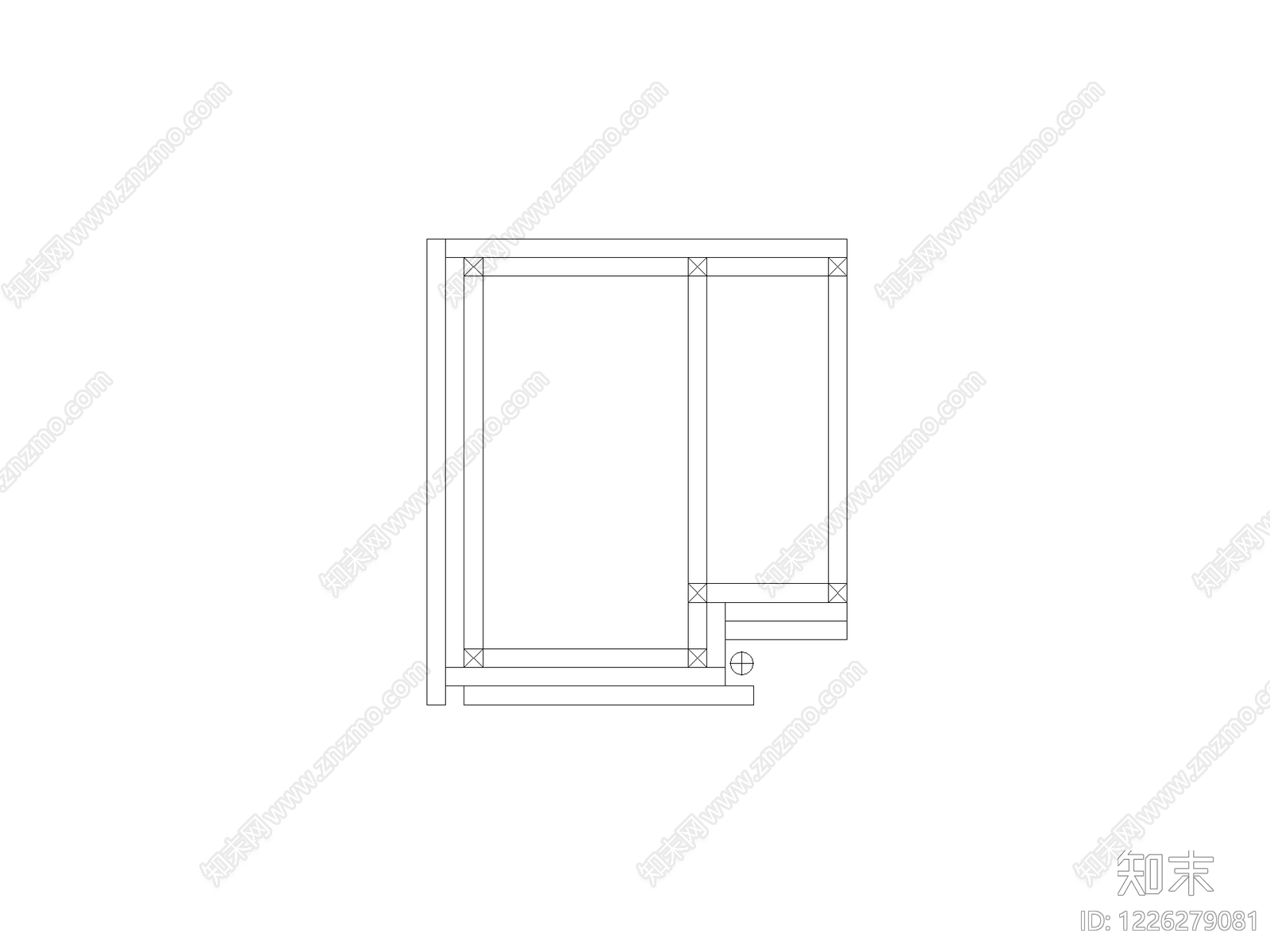门cad施工图下载【ID:1226279081】