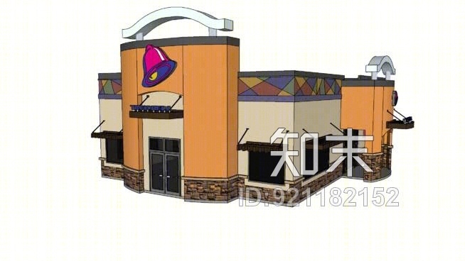 塔可钟（轻）SU模型下载【ID:921182152】