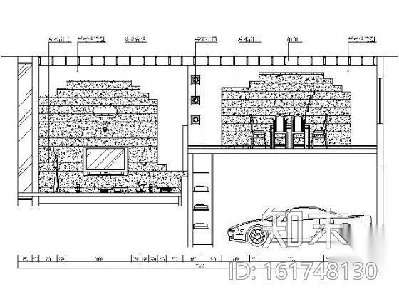 地中海风格别墅装修图（含实景）cad施工图下载【ID:161748130】