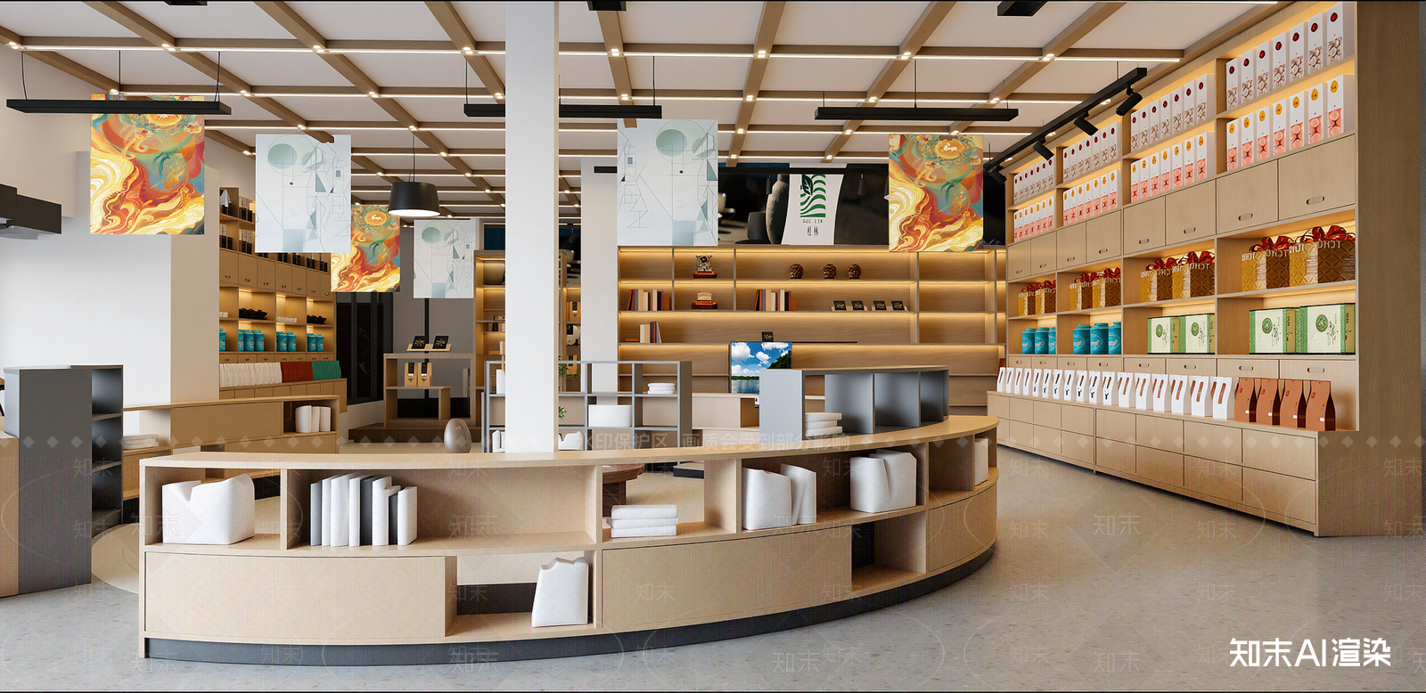 现代其他店铺SU模型下载【ID:1215994345】