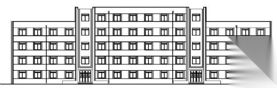 某五层宿舍楼建筑施工图cad施工图下载【ID:149828113】