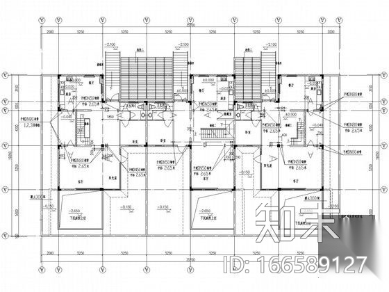 多层别墅空调通风系统设计施工图cad施工图下载【ID:166589127】